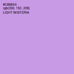 #C898E4 - Light Wisteria Color Image